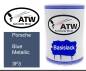 Preview: Porsche, Blue Metallic, 3F3: 500ml Lackdose, von ATW Autoteile West.